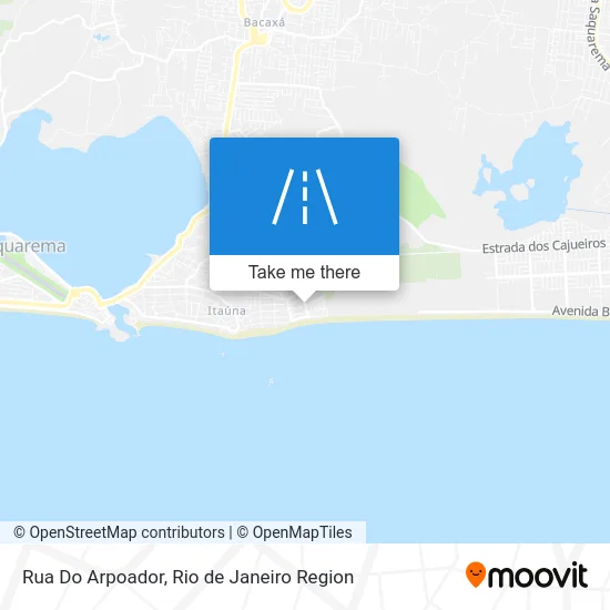 Rua Do Arpoador map