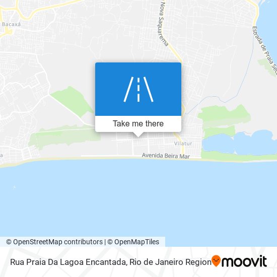 Rua Praia Da Lagoa Encantada map