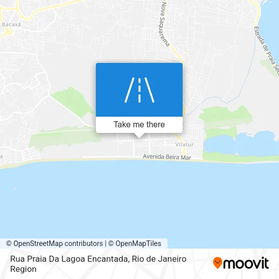Rua Praia Da Lagoa Encantada map