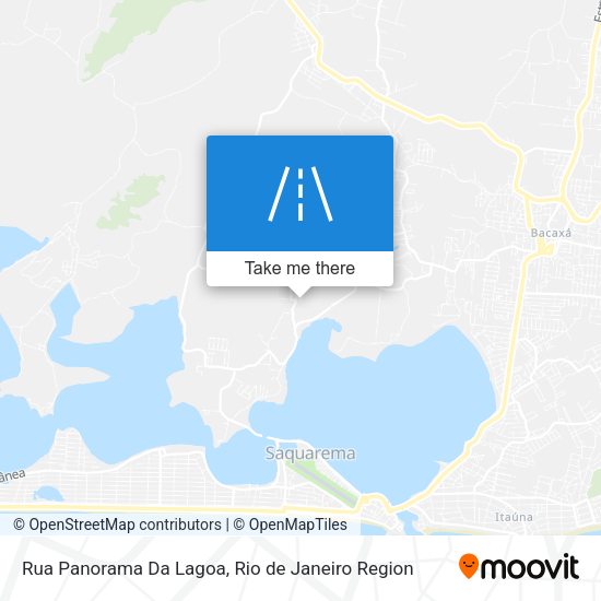 Rua Panorama Da Lagoa map