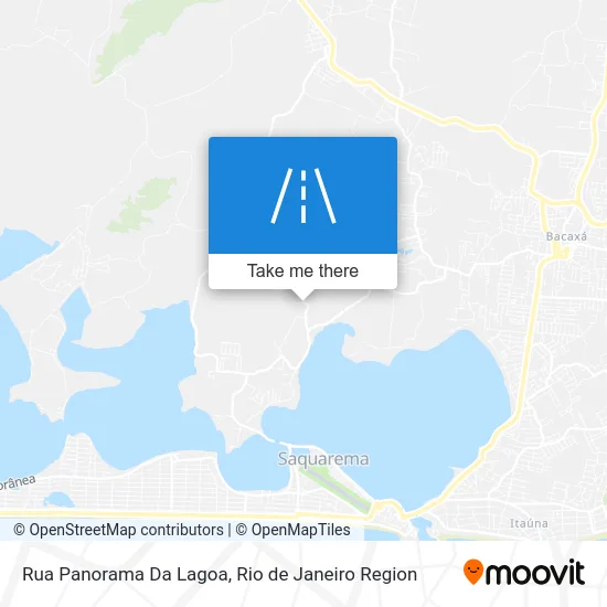 Rua Panorama Da Lagoa map