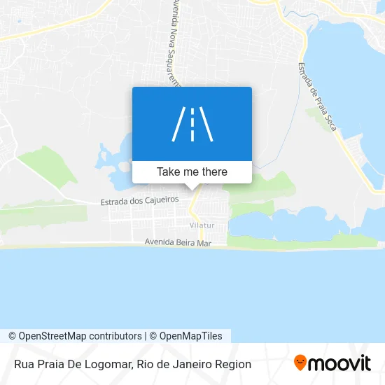 Rua Praia De Logomar map