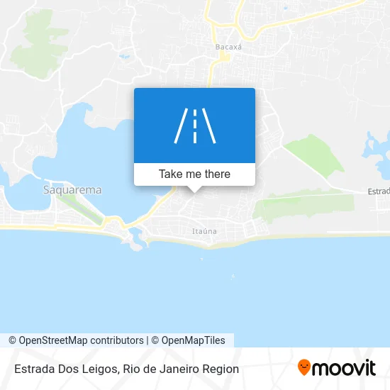 Estrada Dos Leigos map