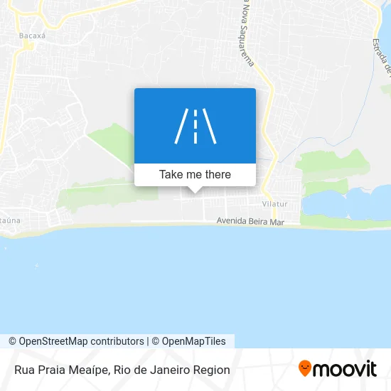 Rua Praia Meaípe map