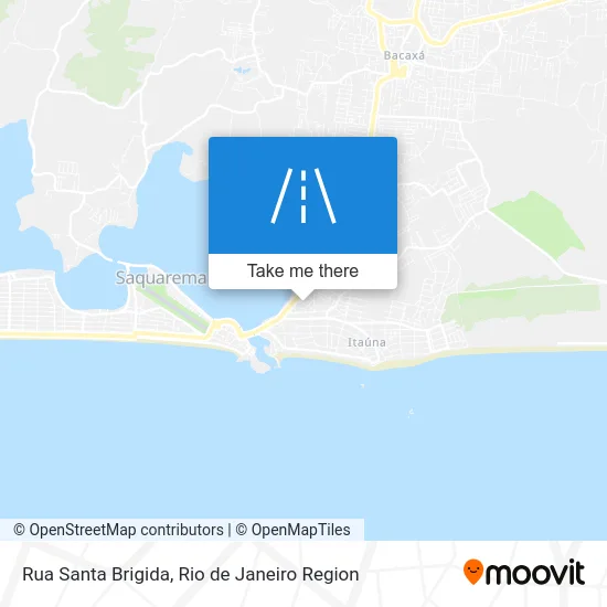 Rua Santa Brigida map