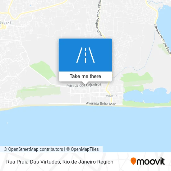 Rua Praia Das Virtudes map