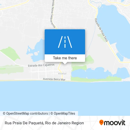 Rua Praia De Paquetá map