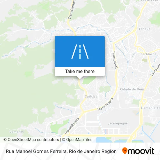 Rua Manoel Gomes Ferreira map