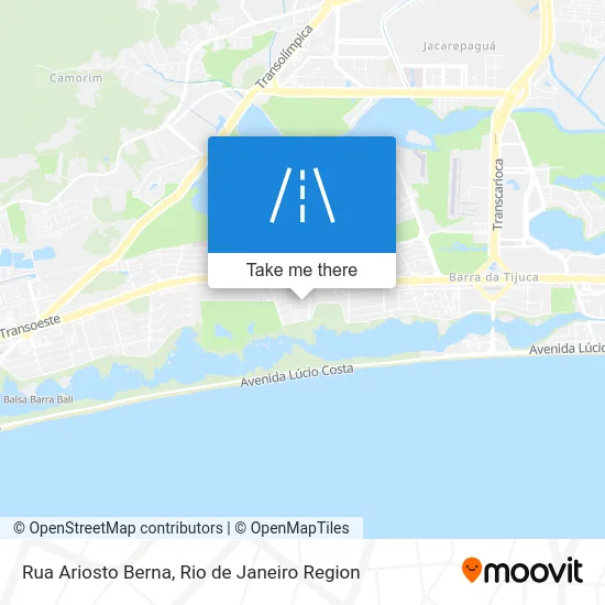 Rua Ariosto Berna map