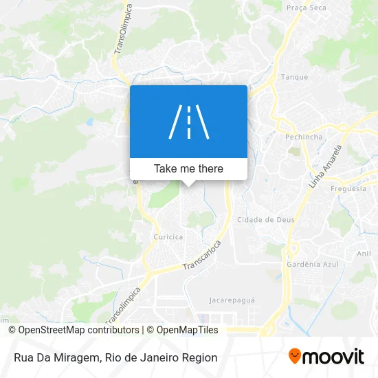 Rua Da Miragem map