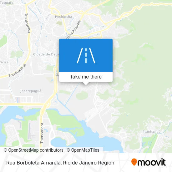 Rua Borboleta Amarela map