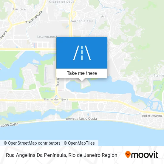 Rua Angelins Da Península map