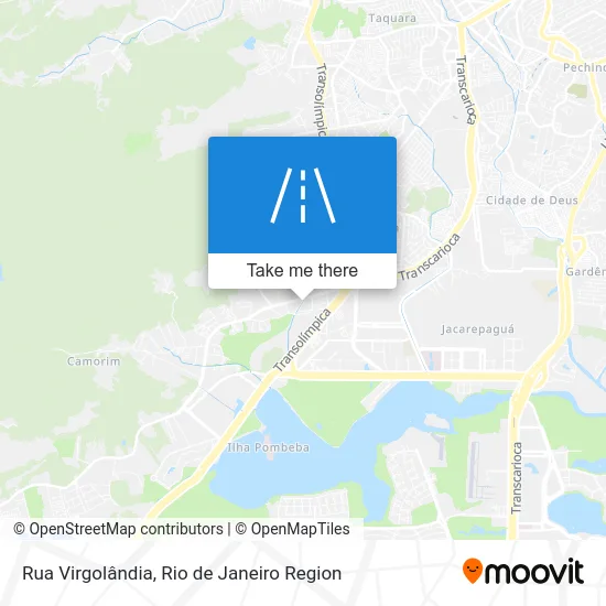 Rua Virgolândia map