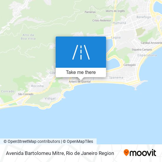Mapa Avenida Bartolomeu Mitre