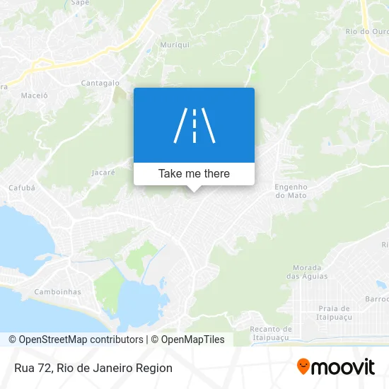 Rua 72 map