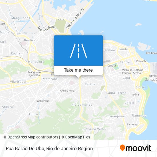 Rua Barão De Ubá map