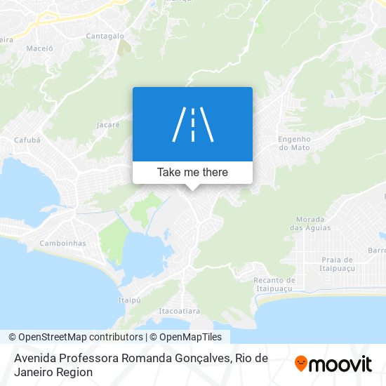 Mapa Avenida Professora Romanda Gonçalves