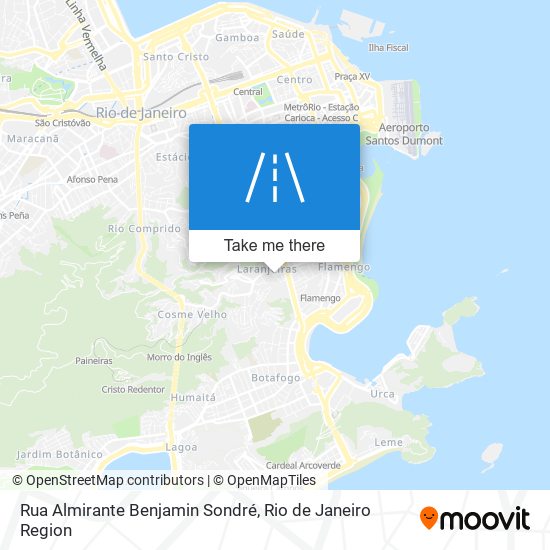 Mapa Rua Almirante Benjamin Sondré