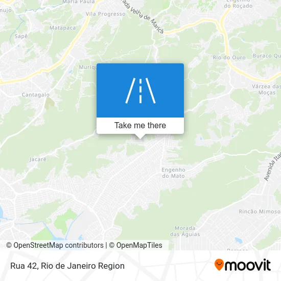 Rua 42 map