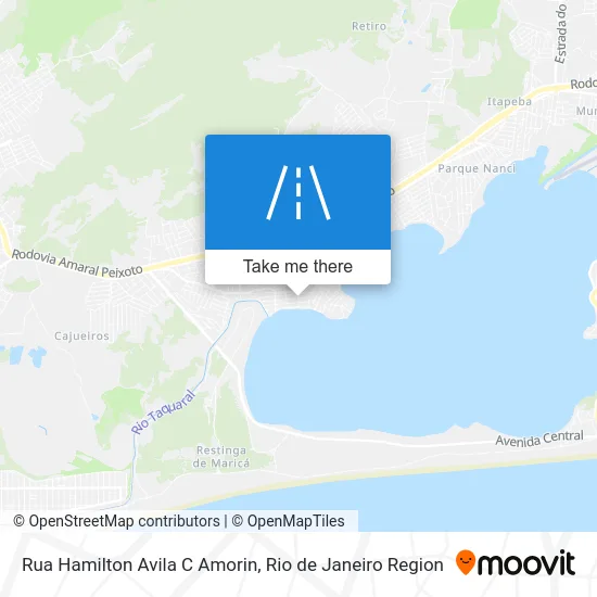 Rua Hamilton Avila C Amorin map