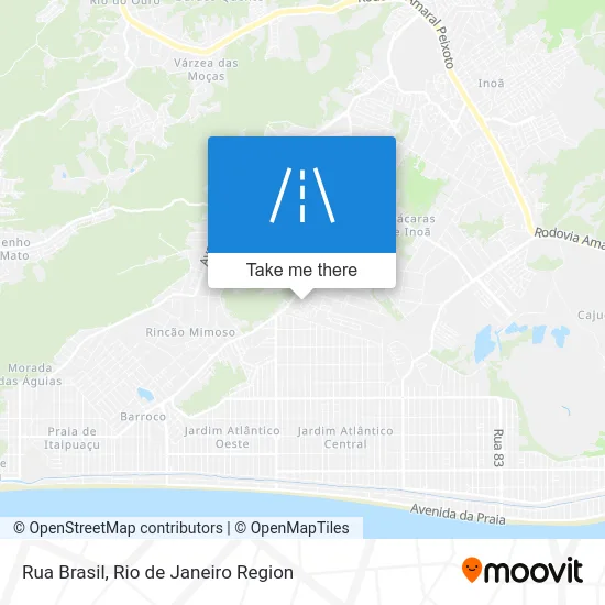 Rua Brasil map