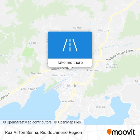 Rua Aírton Senna map