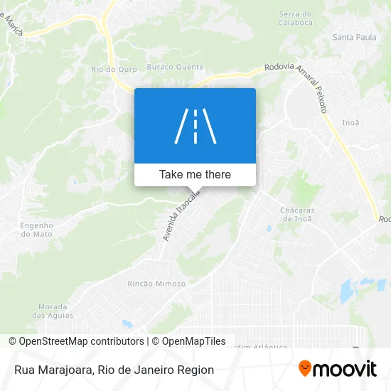 Rua Marajoara map