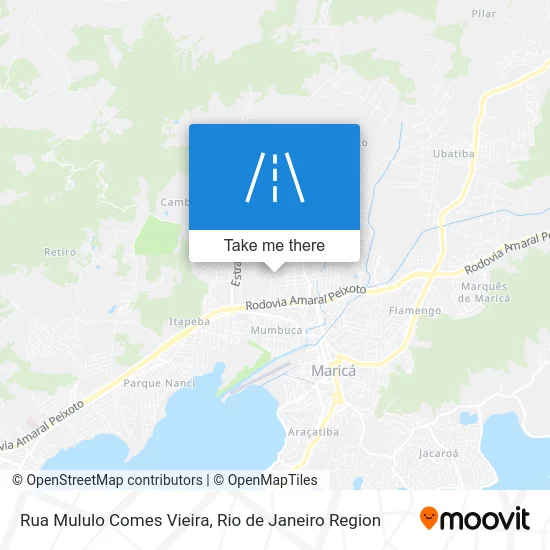 Rua Mululo Comes Vieira map