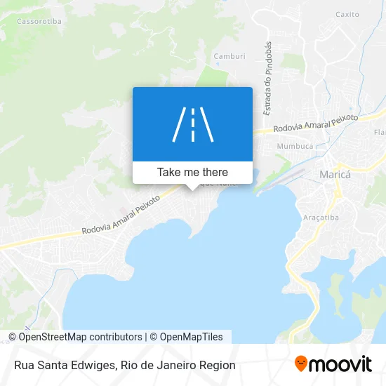 Rua Santa Edwiges map