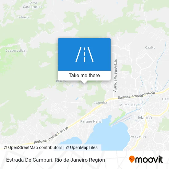 Estrada De Camburí map