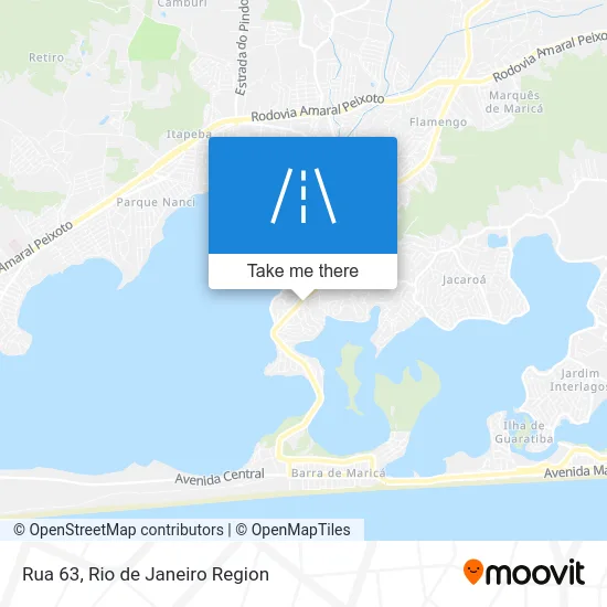 Rua 63 map