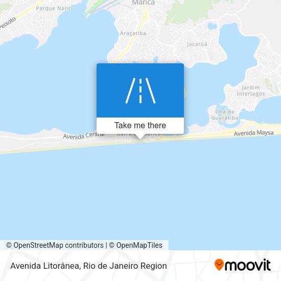 Avenida Litorânea map