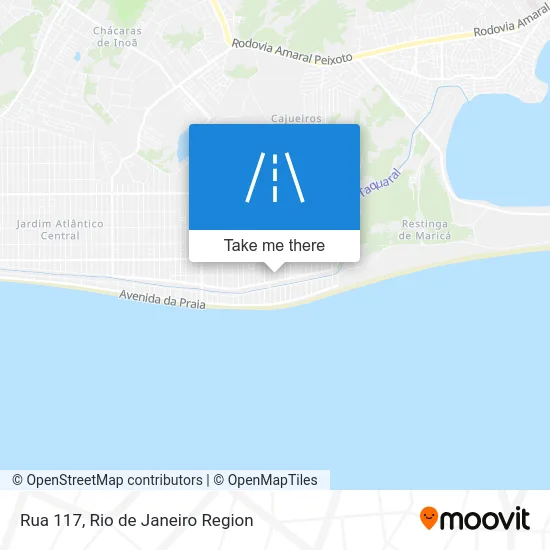 Rua 117 map