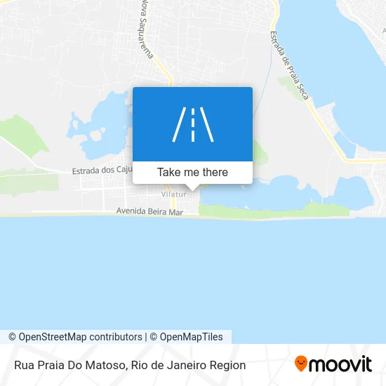 Rua Praia Do Matoso map