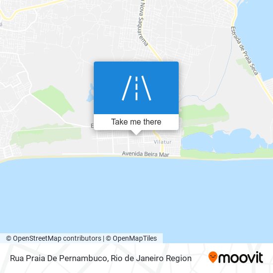 Mapa Rua Praia De Pernambuco