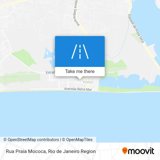 Rua Praia Mococa map