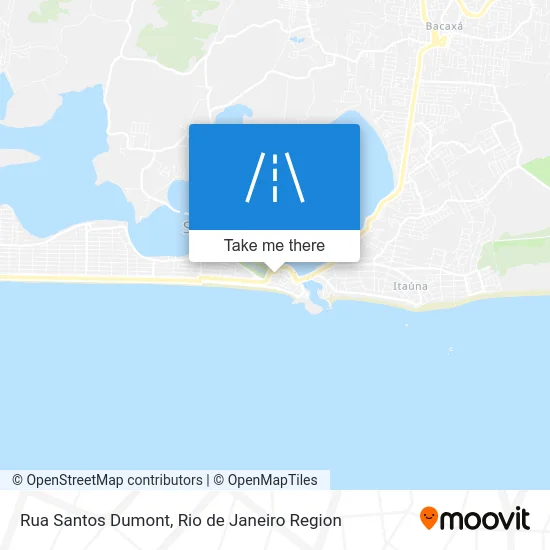 Rua Santos Dumont map