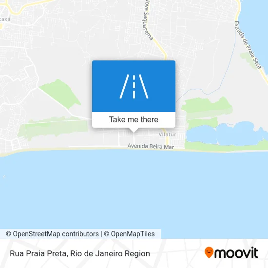 Rua Praia Preta map