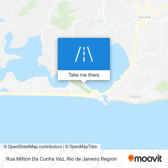 Rua Milton Da Cunha Vaz map
