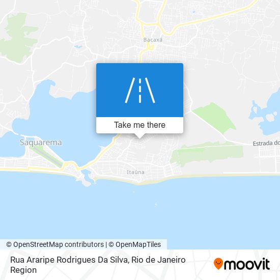 Mapa Rua Araripe Rodrigues Da Silva