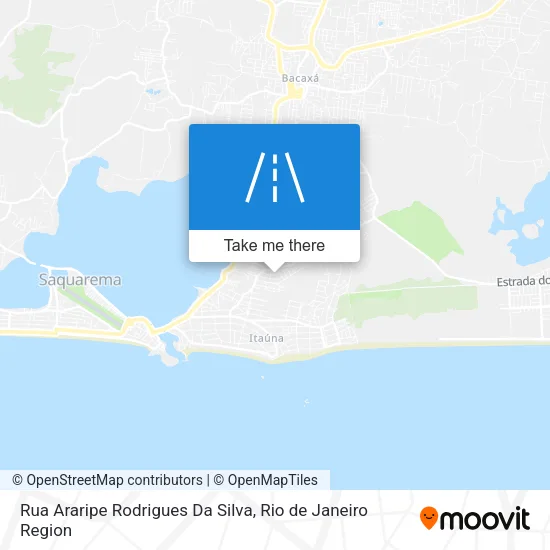 Rua Araripe Rodrigues Da Silva map