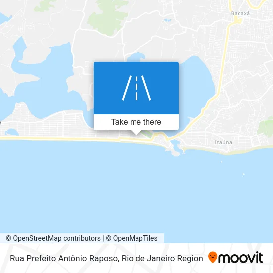 Rua Prefeito Antônio Raposo map