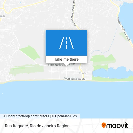 Rua Itaquaré map