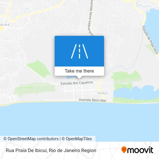 Rua Praia De Ibicuí map