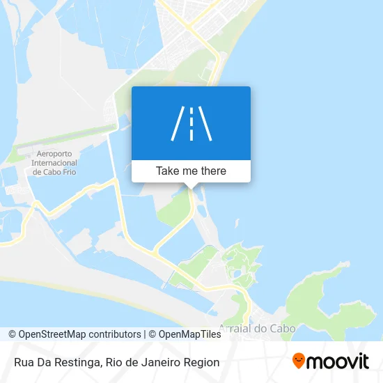 Rua Da Restinga map