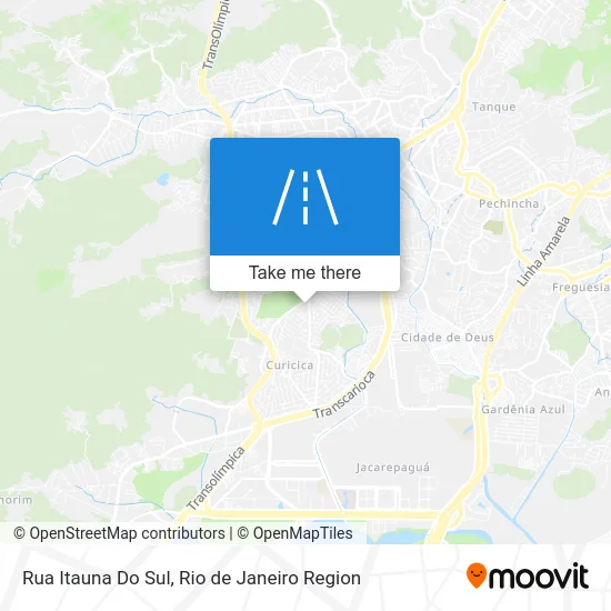 Rua Itauna Do Sul map