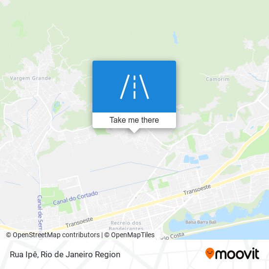 Mapa Rua Ipê