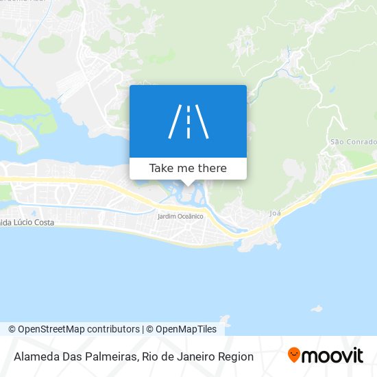 Mapa Alameda Das Palmeiras