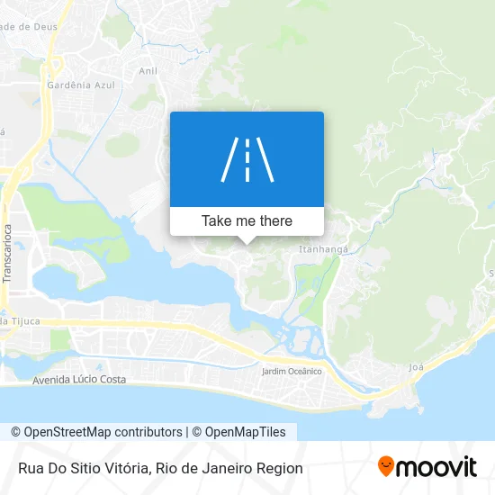 Rua Do Sitio Vitória map