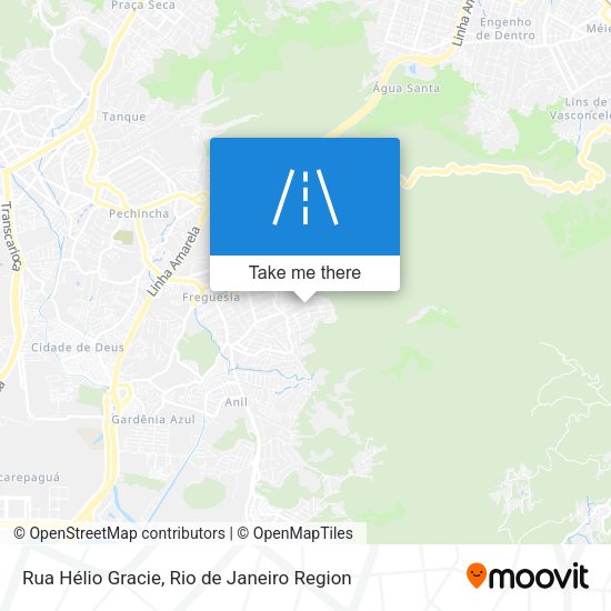 Rua Hélio Gracie map
